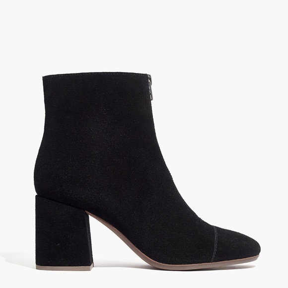 Madewell Shoes - New MADEWELL Size 8.5 Amalia Zip Boot Black Suede